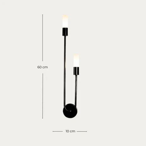 Modern Double Tube Wall Sconce