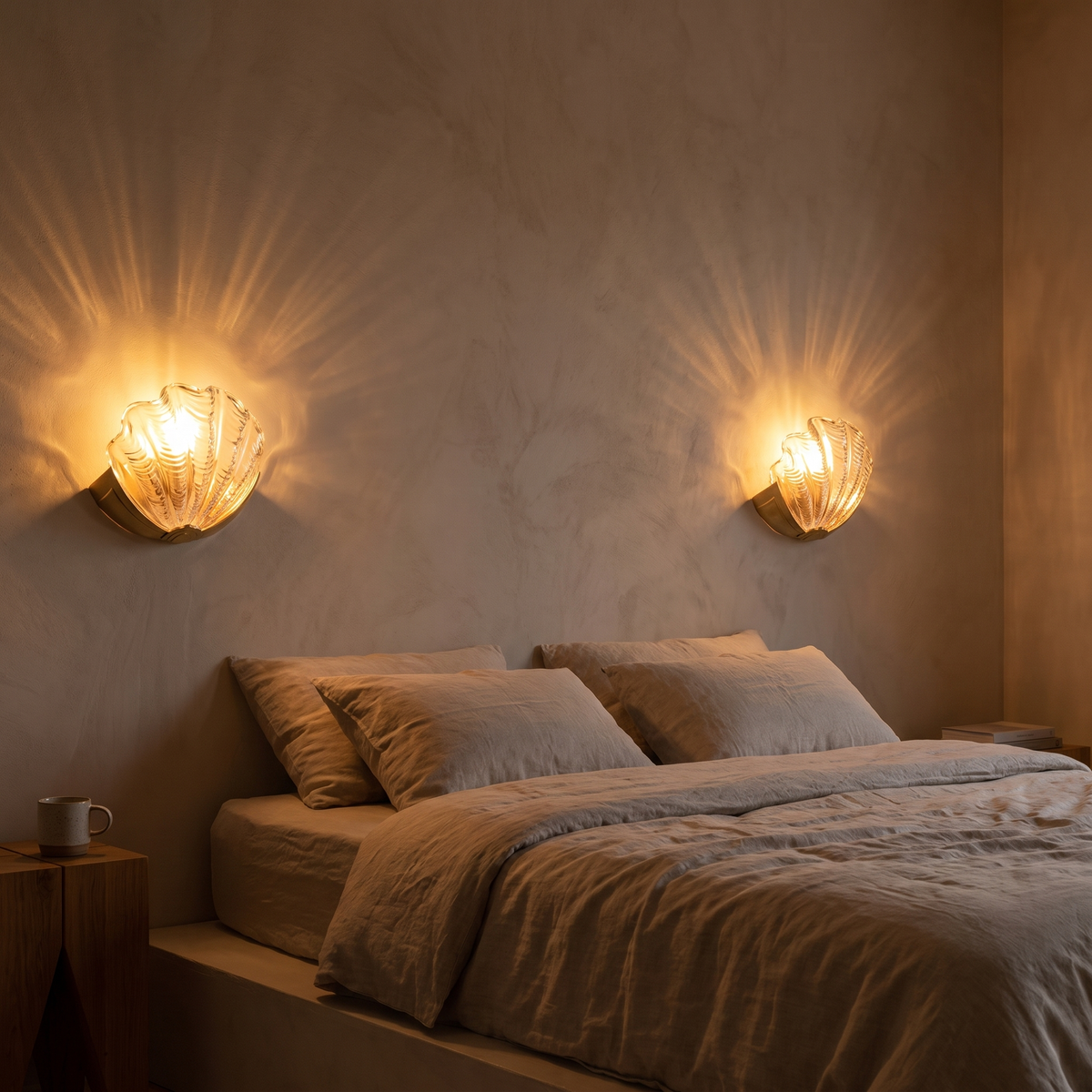 The wall becomes part of the light
