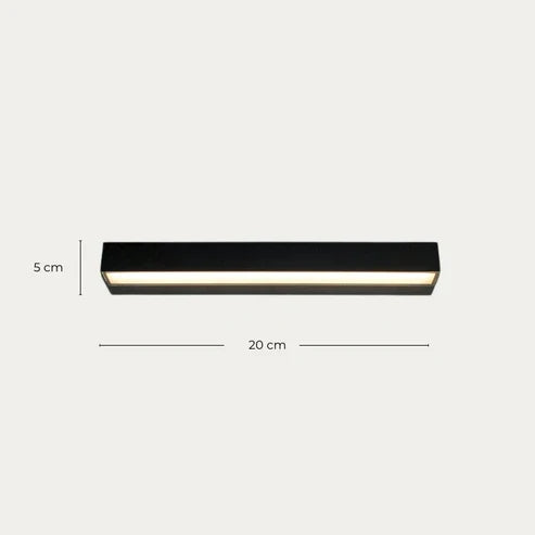 Outdoor Solar Wall Light with Downward Lighting