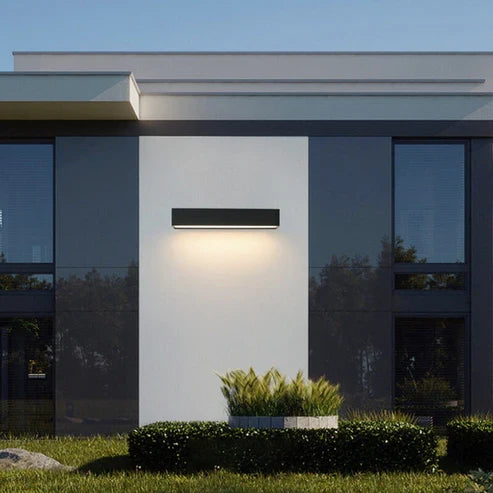 Outdoor Solar Wall Light with Downward Lighting