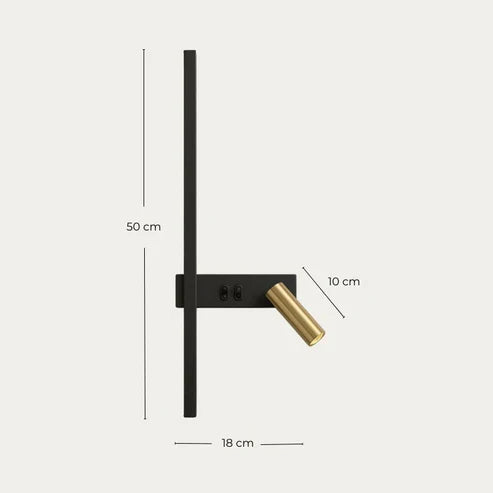 LED bar wall light