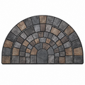 alf-Round Cobblestone Door Mat – Non-Slip Indoor & Outdoor Entry Rug