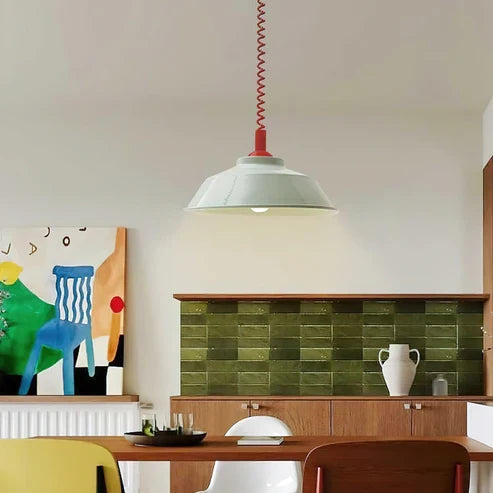 Glossy Metal Pendant Light
