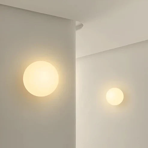 bathroom glass wall light
