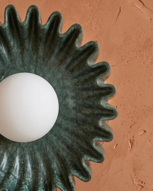 bedroom flower wall light