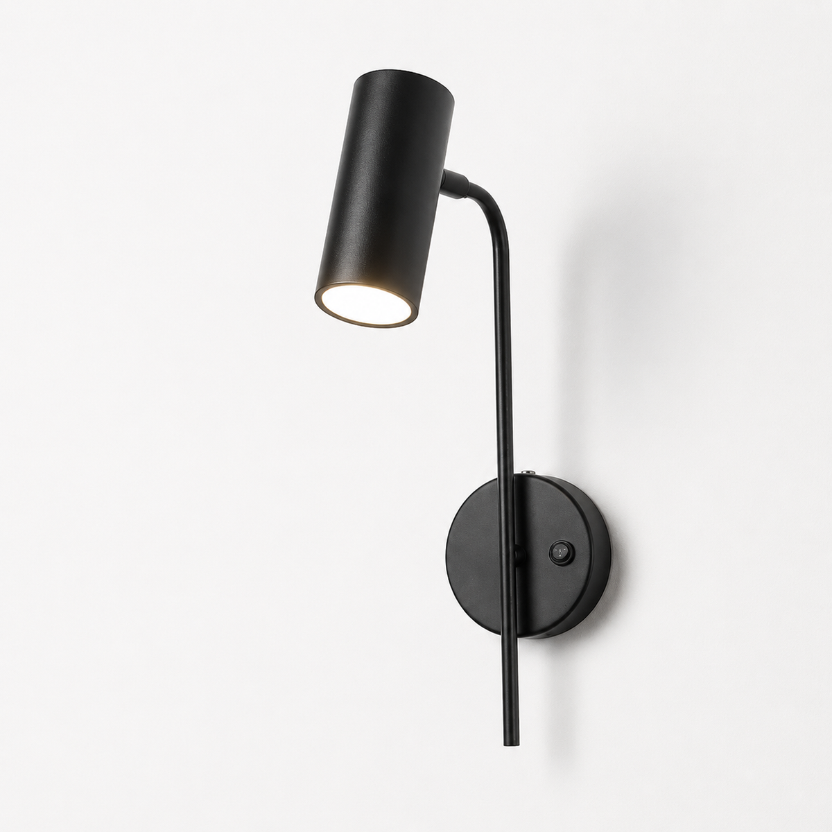 black wall lamp with switch
