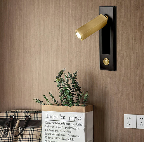 brushed silver wall sconce

