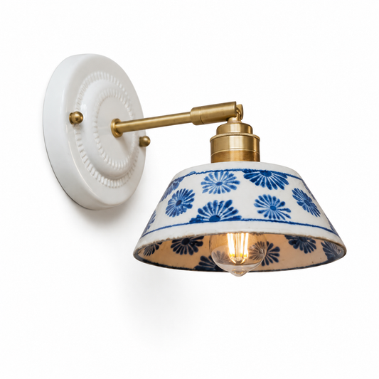 ceramic wall sconce
