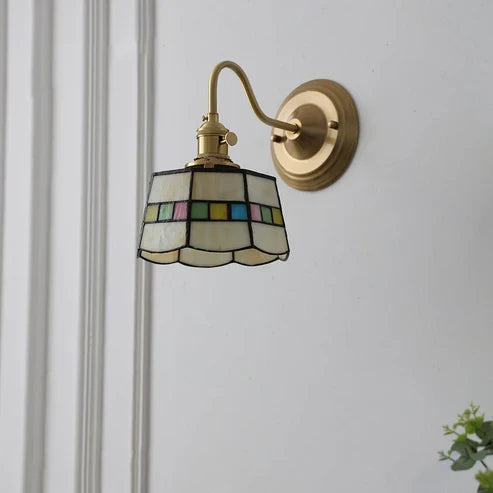 curved arm wall sconce
