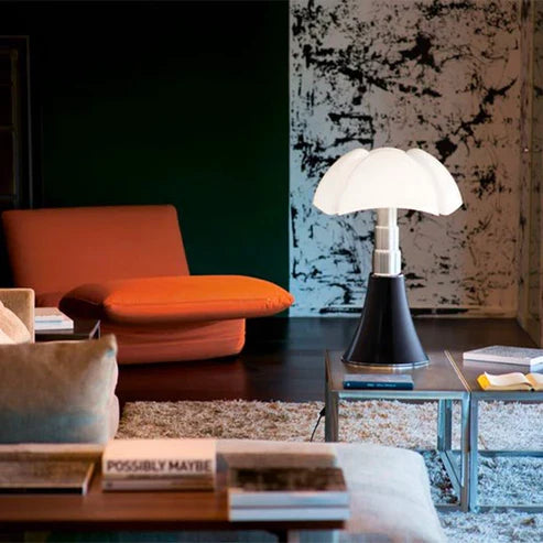 curved shade lamp

