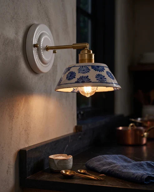 decorative ceramic sconce

