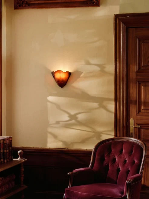 decorative flower wall light
