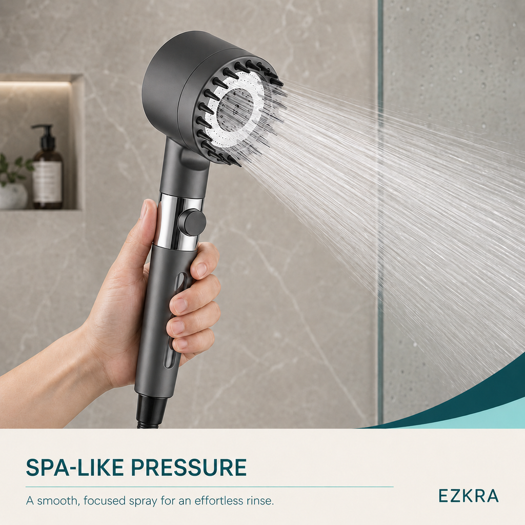 EZKRA™ Filtered High-Pressure Showerhead