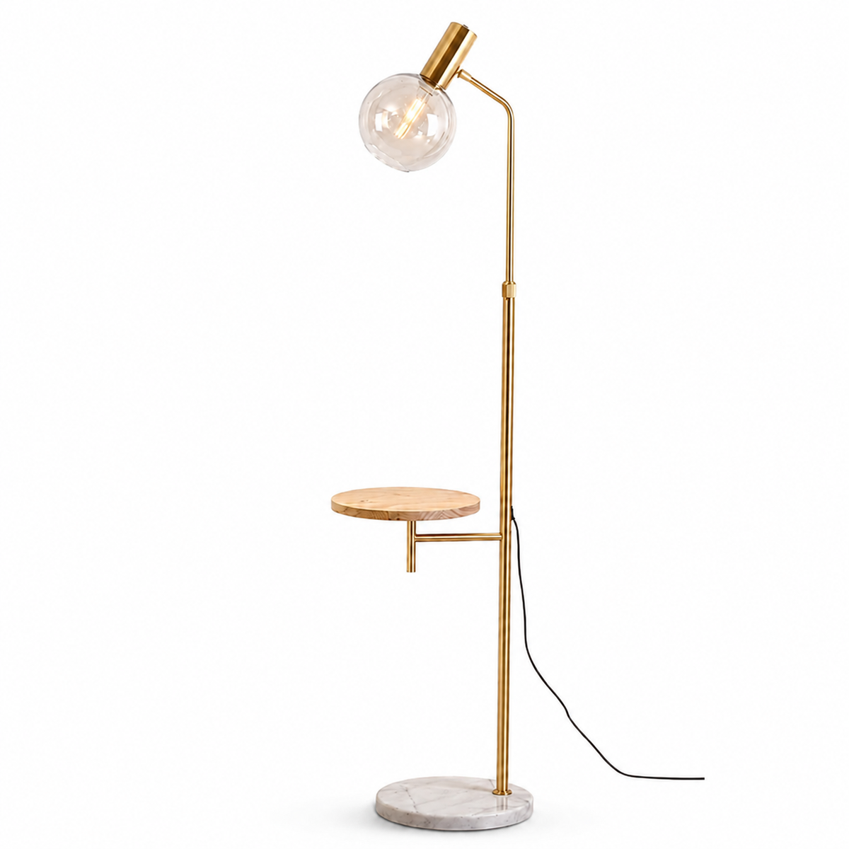 floor lamp with side table
