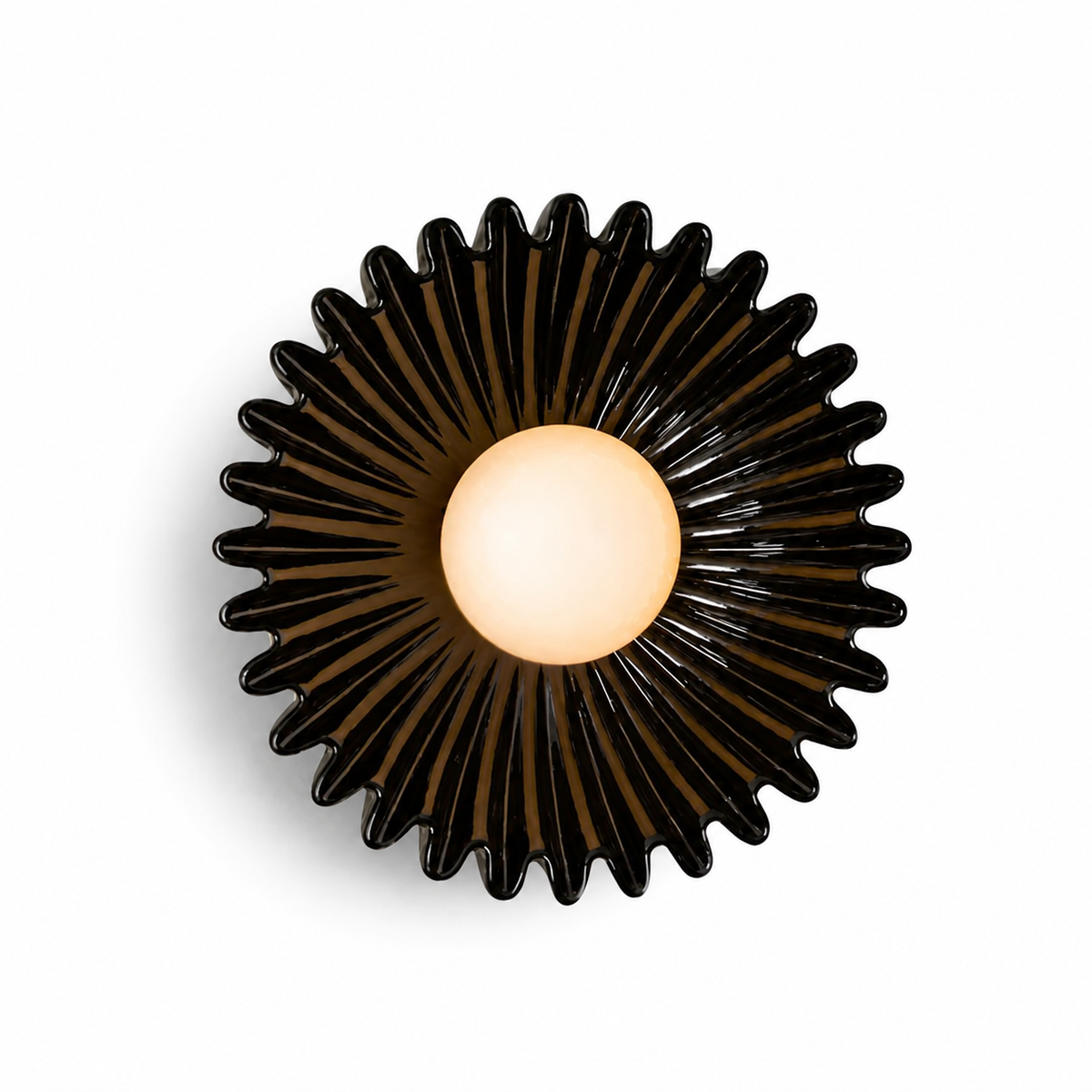 flower shaped wall light