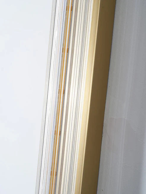 fluted glass wall light

