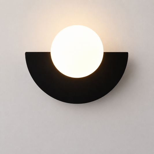 geometric wall light