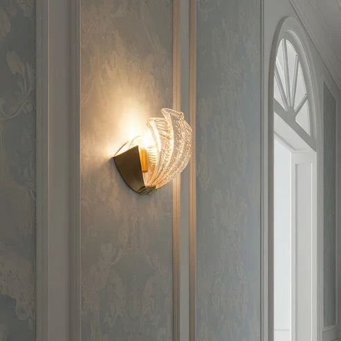 glass wall sconce light
