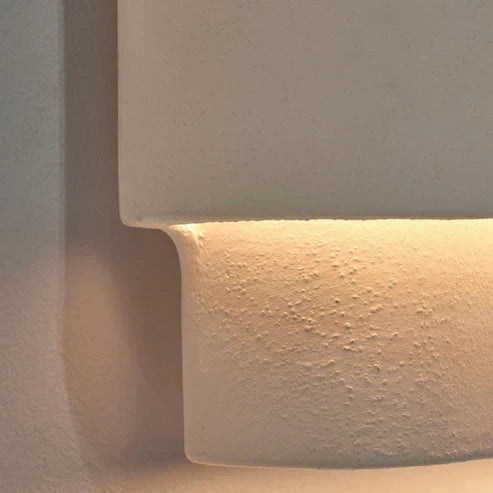 horizontal ceramic wall light
