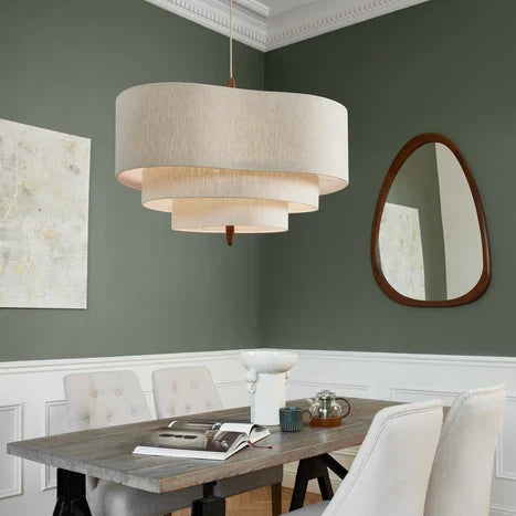 layered-fabric-ceiling-lamp
