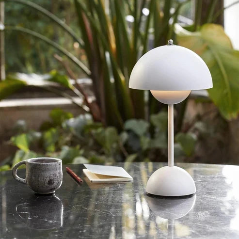 metal table lamp
