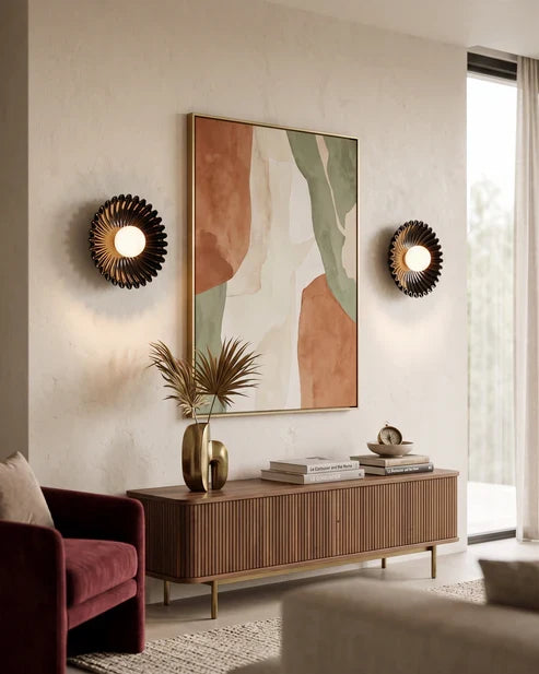 modern ceramic wall sconce