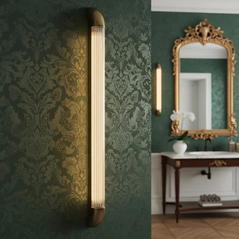 modern glass wall light
