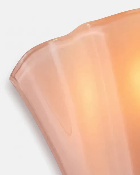 modern glass wall sconce
