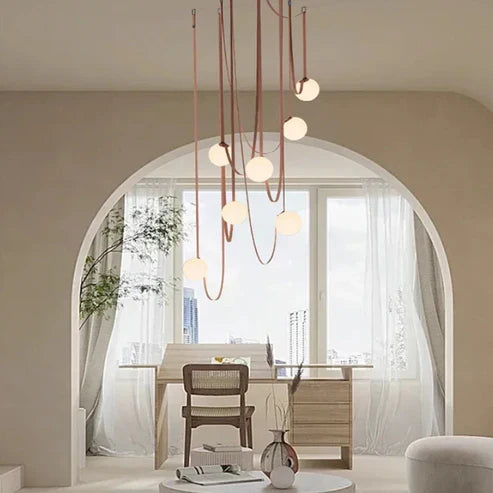 multi-drop-globe-ceiling-light
