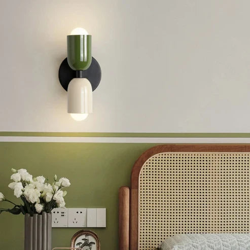 olive green wall sconce