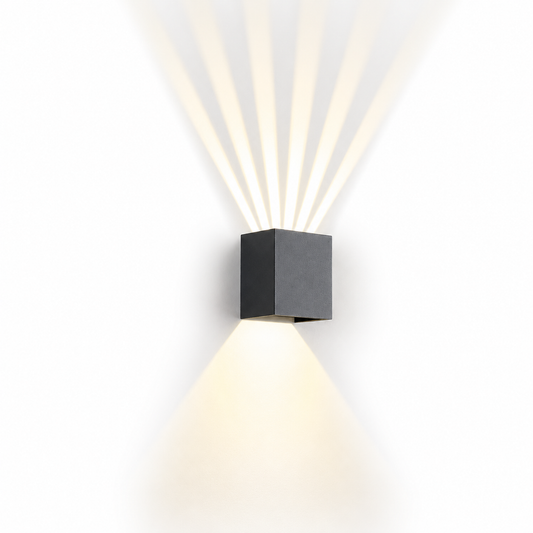outdoor cube wall light
