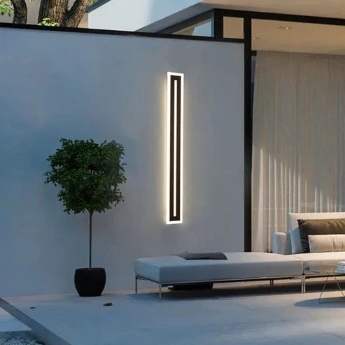 outdoor vertical linear LED wall light
