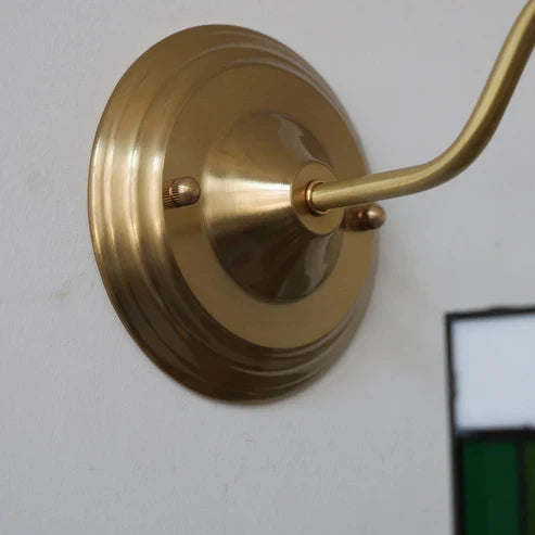patterned glass wall sconce
