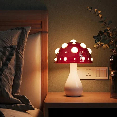 polka dot lamp
