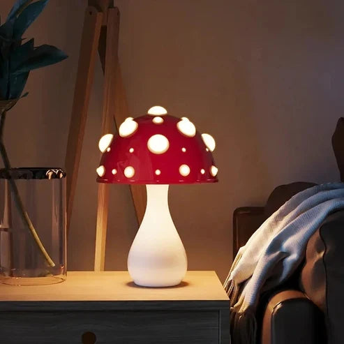 polka dot table lamp
