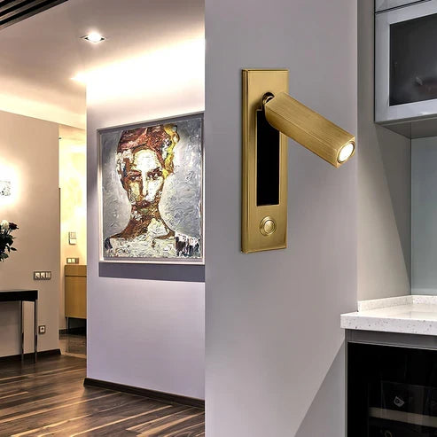 pull out LED reading lamp
