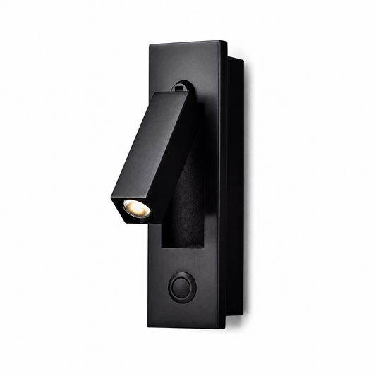 push button wall reading light