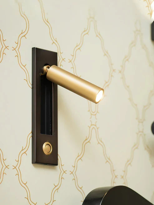 recessed wall reading light
