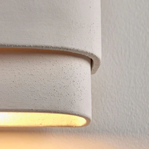 rectangular ceramic wall light
