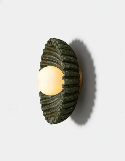 round flower wall lamp