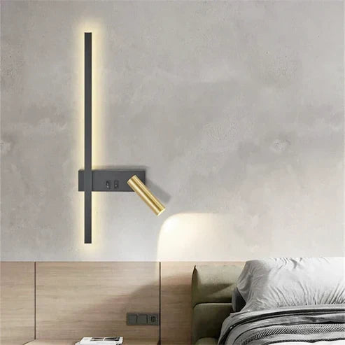 vertical LED wall light
