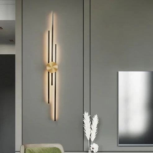 vertical linear LED wall sconce
