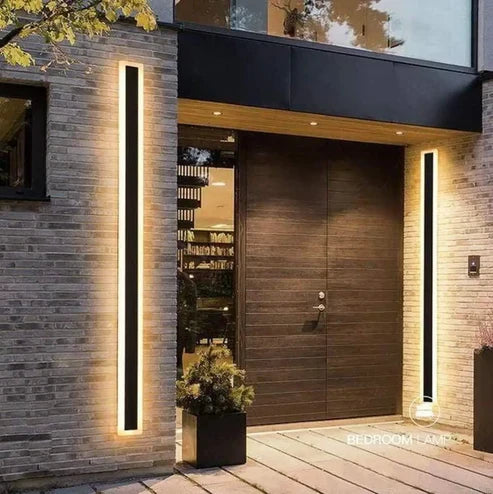 vertical outdoor LED wall light
